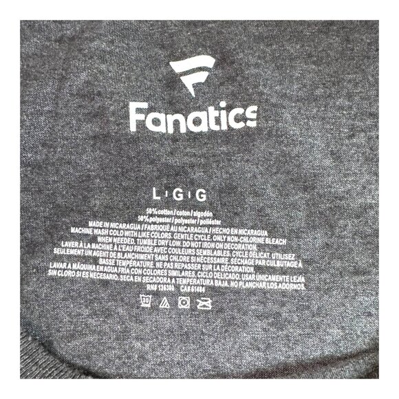 Super Bowl LV Champions Fanatics T-Shirt Tom Brady Tampa Bay Buccaneers Tee L - Picture 4 of 4